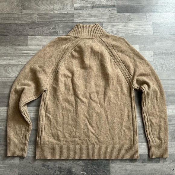 Banana Republic Men's Italian Tan Wool Mock Neck Sweater Tall XL - Picture 6 of 6